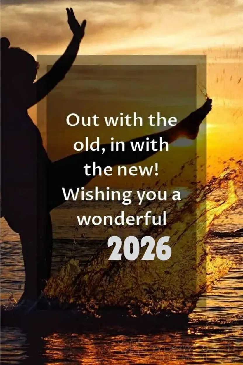 New Year quotes ^ Out with the old in with the new Wishing you a wonderful 2026 New Year quotes ^ Out with the old in with the new Wishing you a wonderful 2026